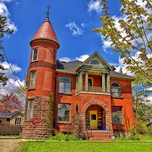 Stratford Ontario ~ Canada ~ Heritage Architecture Mansion  ~ Turret Romanesque