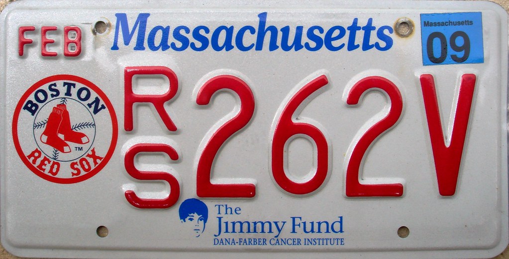 Fenway Park in Boston Massachusetts Aluminum MA License Plate