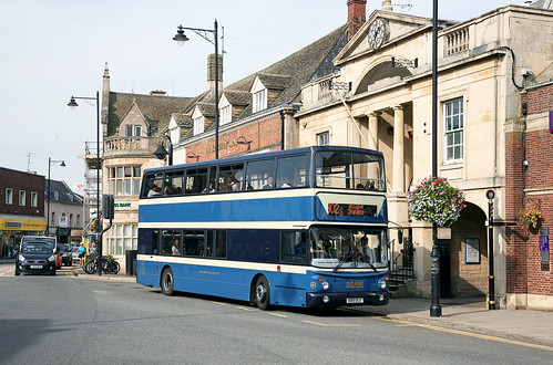 Bourne - Delaine 161 by 63842, A better view of this Volvo B7TL/ Alexander awaiting departure from the Town Hall stop with the 302 