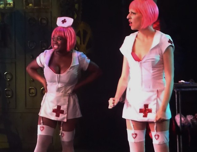 Naughty Nurses Busch Gardens Howl O' Scream 2016