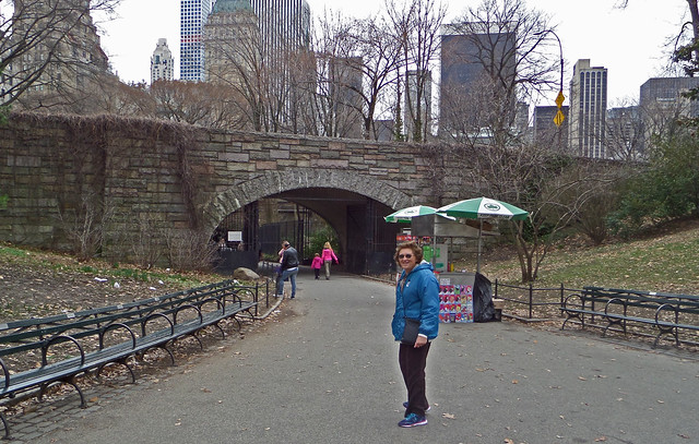 Central Park Bridge with Mom