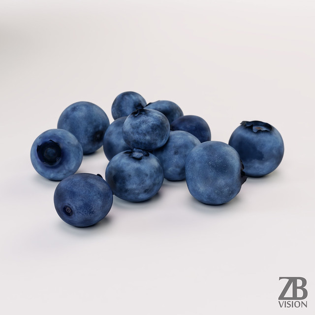 Blueberry 3D model