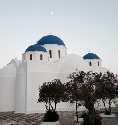 Agia Irini Church, Santa Irini, Perissa, Santorini, Greece