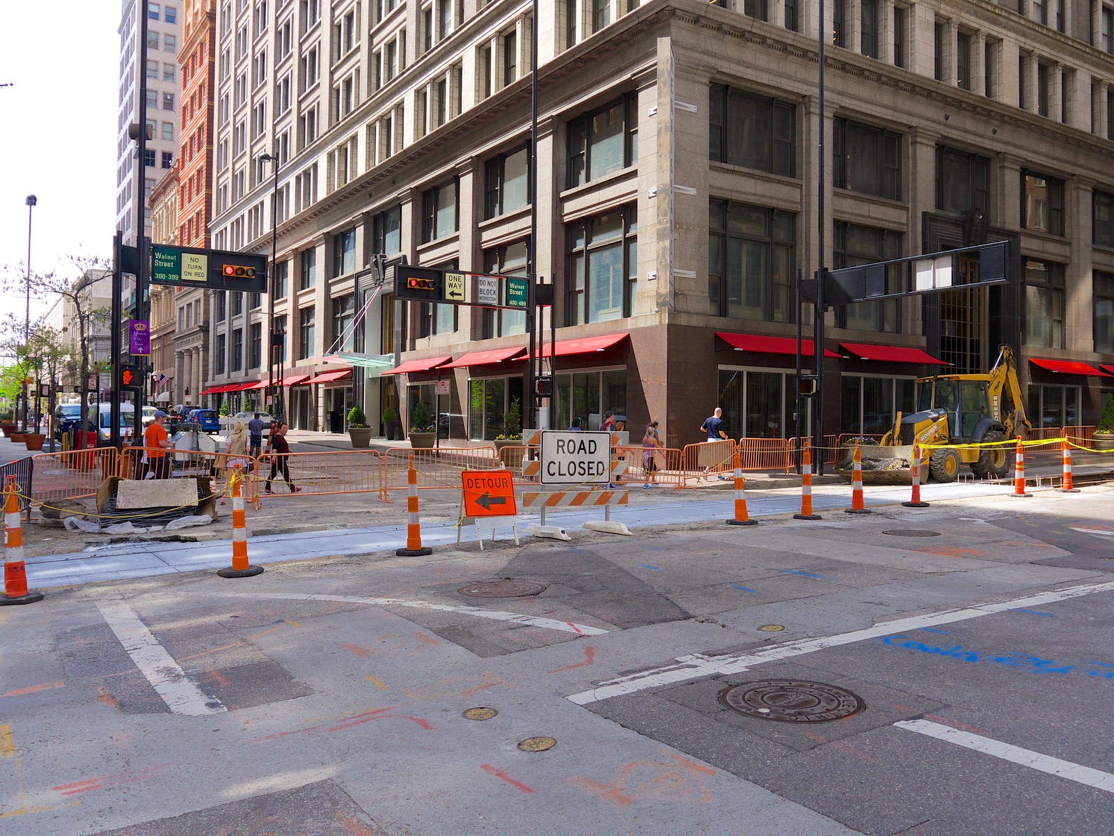 Cincinnati Streetcar Construction