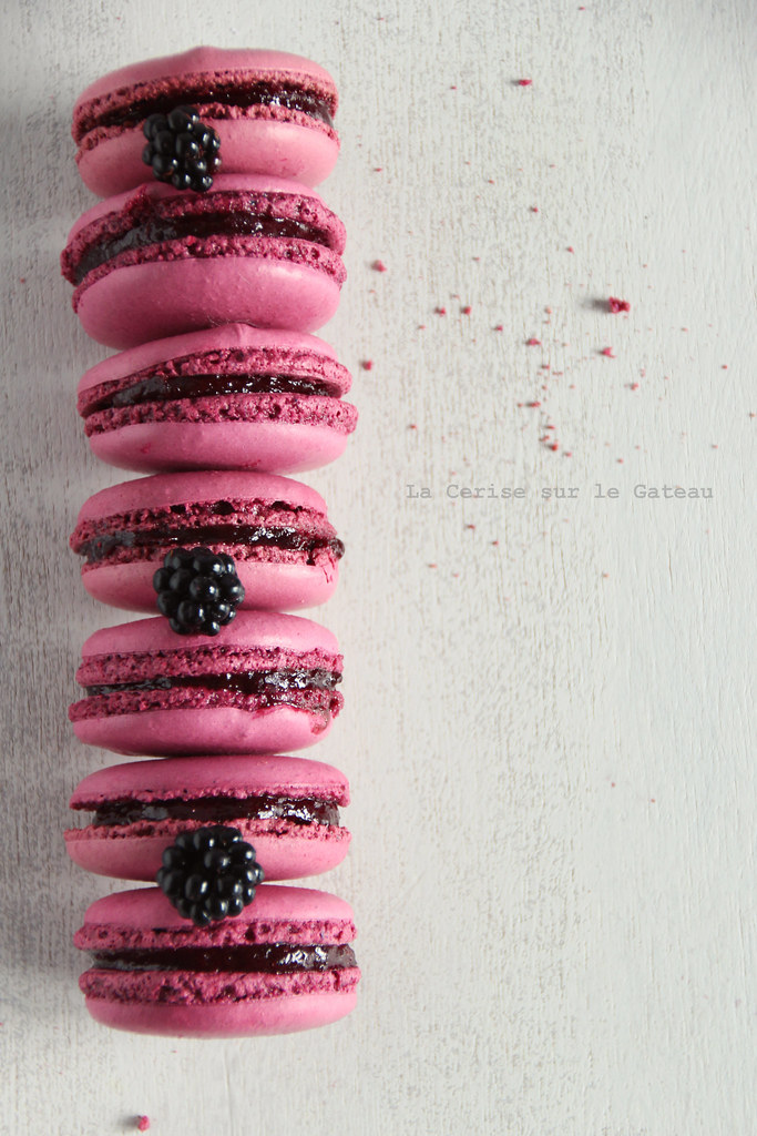 macarons071 | Macarons à la mûre Blackberry macarons | Christelle | Flickr