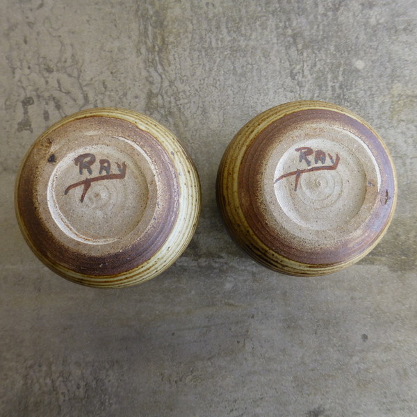 Ray Pottery Rim Ray T pottery | Ray T pottery drinking cups signed Ray T & i… | Flickr