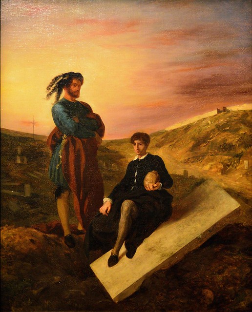 Delacroix / Hamlet et Horatio Au Cimetière / 1835 -  6/8