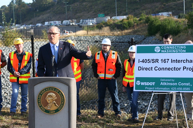 Gov. Jay Inslee discusses the Direct Connector project