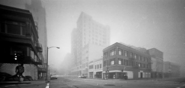 Downtown Oakland In Fog