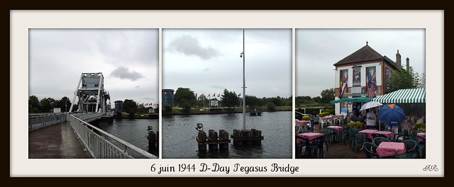 Normandie 6 juin 1944 - 0h30 - Pegasus Bridge - Collage