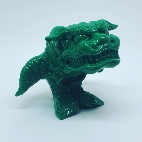 #獅子頭  #ShiShiGashira  #GreenArmy #VintageVinylClub #膠易廣場 #SoftVinyl #sofubi #ソフビ #膠品 #搪膠 @vintage_vinyl_club  #sofvitokyo | by 狂人日本玩具屋