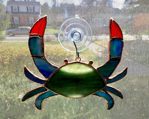 baltimore maryland window stainedglass crab viewbeyond decoration iphone
