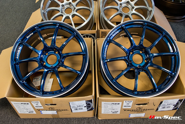 Flickriver: Photoset 'ADVAN RZII - Racing Indigo Blue Machined Ring ...