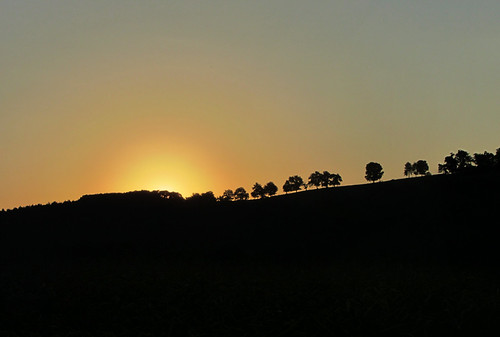 20120921 24 060 Jakobus Morgenrot Hügel Bäume_K_P01 by Fitzlipuzli, viatolosana jakobsweg jakobswegfrankreich caminosantiago chemindesain