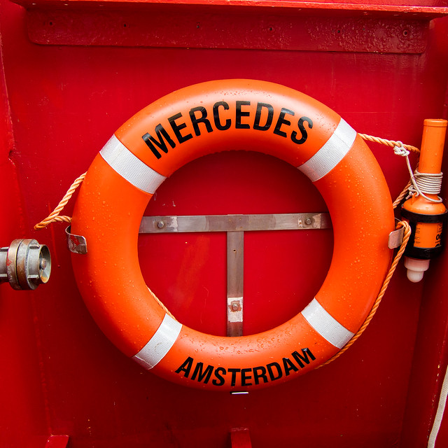 Rettungsring Segelschiff Mercedes - Amsterdam