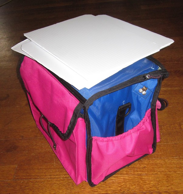 Blue+Pink rando bag, #12