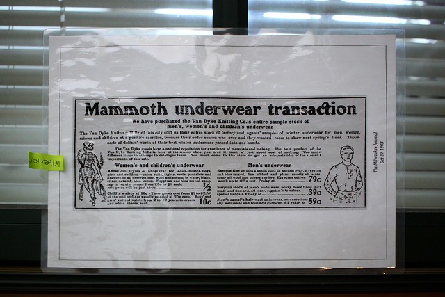 Mammoth underwear transaction