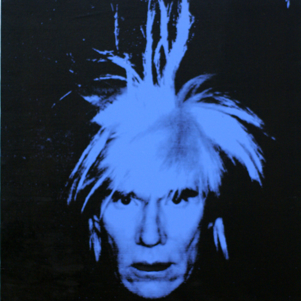 Andy Warhol, Selbstportät blau - Selfportrait blue