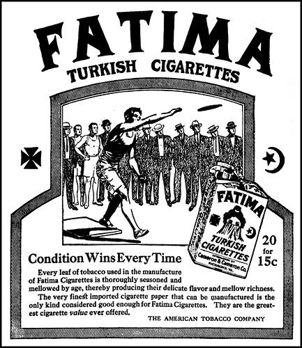 Vintage Advertising For Fatima Turkish Cigarettes By The A… | Flickr