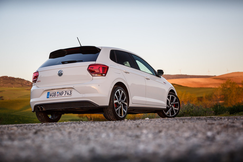 Image of VW Polo GTI Hot Hatch on White Free Car Picture - Give Credit Via Link