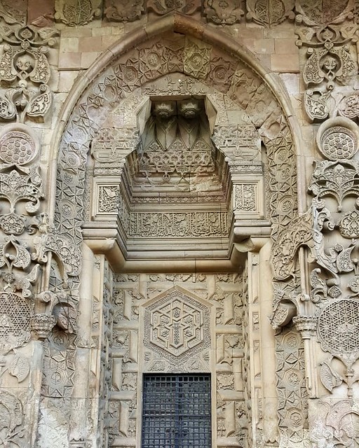 Turkey (Sivas) Magnificient stone art on the facade of Divrigi Mosque