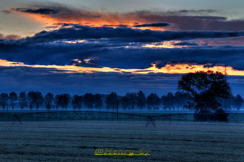 Sunrise! by Scorpion-66, Stamattina all'alba

This morning at sunriseblue red fog sunrise alba blu nebbia rosso hdr grano can
