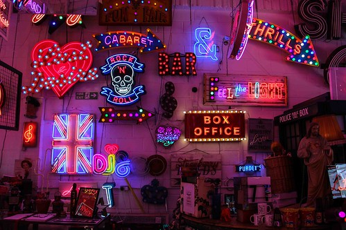 Simply Neon | Neon signage in Chris Bracey's 