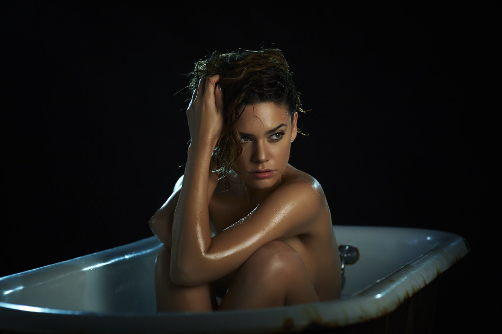 Angie In The Tub Actress ANGELICA CELAYA From Our IN TH. 