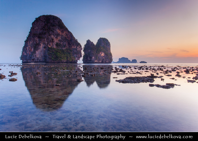 Thailand - Krabi - Railay Beach at Sunset