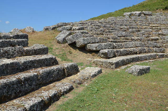 The Stadium built in the 3rd century BC, Amantia, Albania
