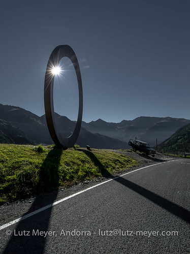 Andorra art & nice things: Ordino, Vall nord, Andorra by lutzmeyer, Sculpture Arcalis 91 by Mauro Staccioli, Arcalis, Ordino parroquia, Vall nord, Andorra, Pyrenees
Mo
