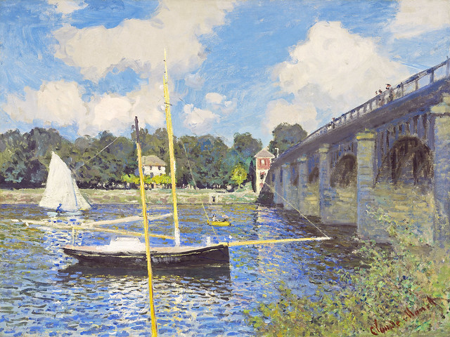 W 312  Claude Monet - The bridge at Argenteuil [1874]