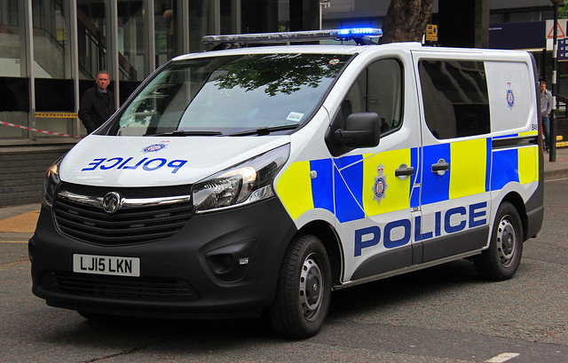 British Transport Police Brand New Vauxhall Vivaro Cell/Response Van - LJ15 LKN