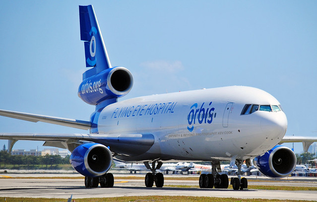 Orbis DC-10 Flying Eye Hospital at FLL today March 29, 2018.