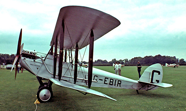 G-EBIR   De Havilland DH.51 [102] (The Shuttleworth Trust) Old Warden~UK 11/07/1982