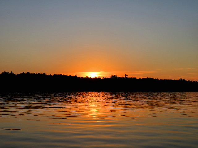 Sunset, Turtle Lake, Ontario