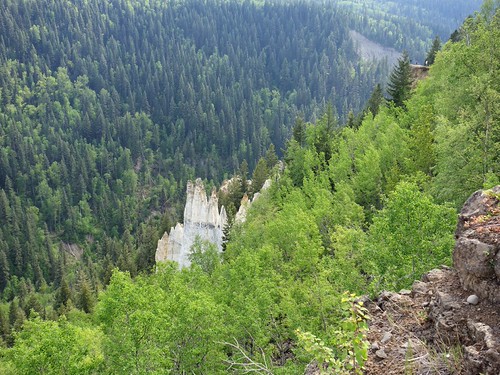 Pinnacles Provincial Park, B.C. by Chris Roze, There are some people visible in the upper right