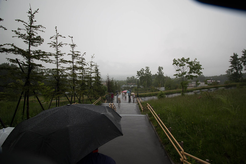 雨の旭山動物園