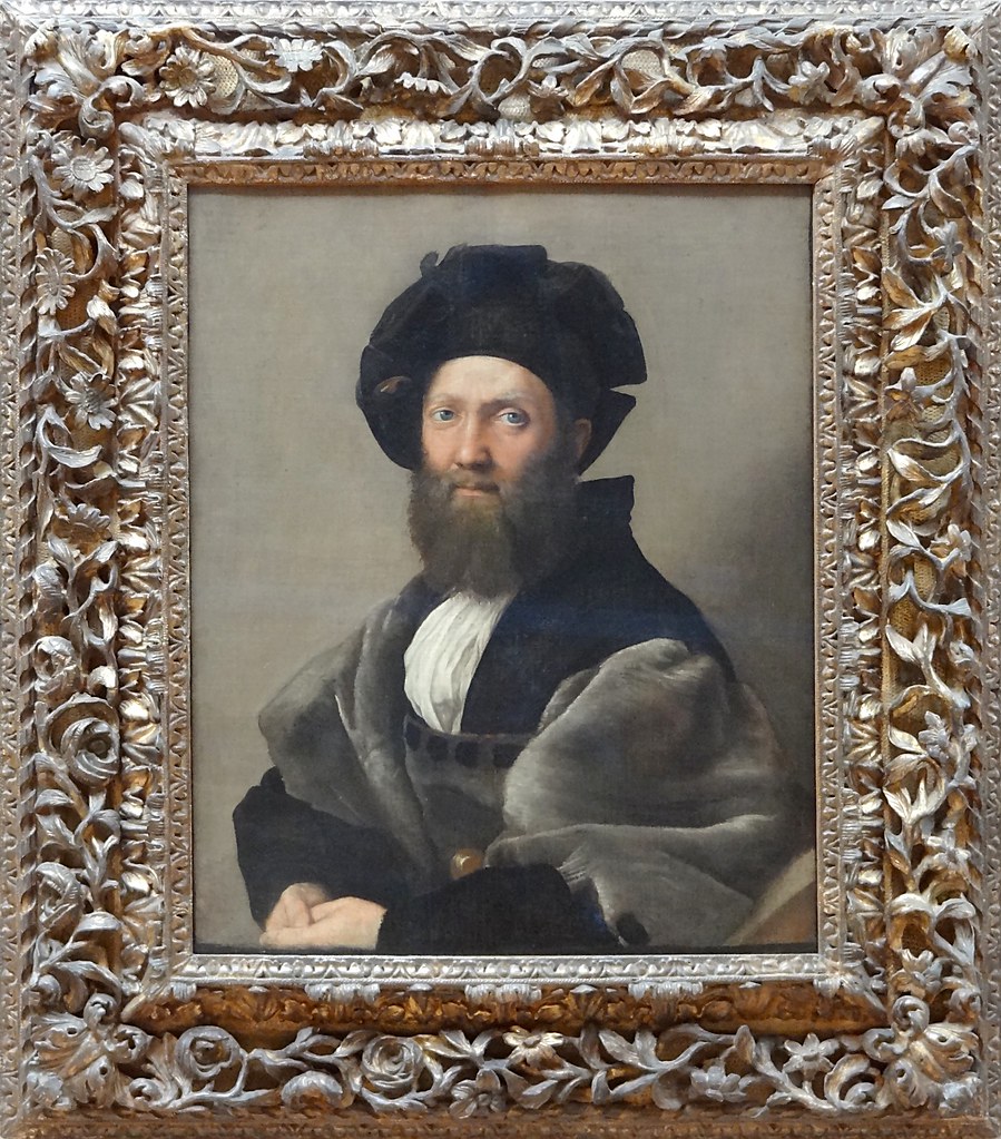 'Portrait de Baldassare Castiglione', Raphaël. Musée du Louvre.