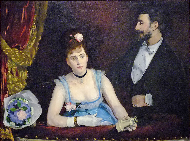 Eva Gonzalès - Une loge au theatre des Italiens [1874]