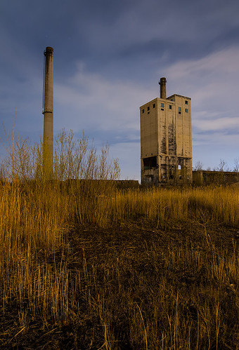chicago mill abandoned night ruins steel acme coke