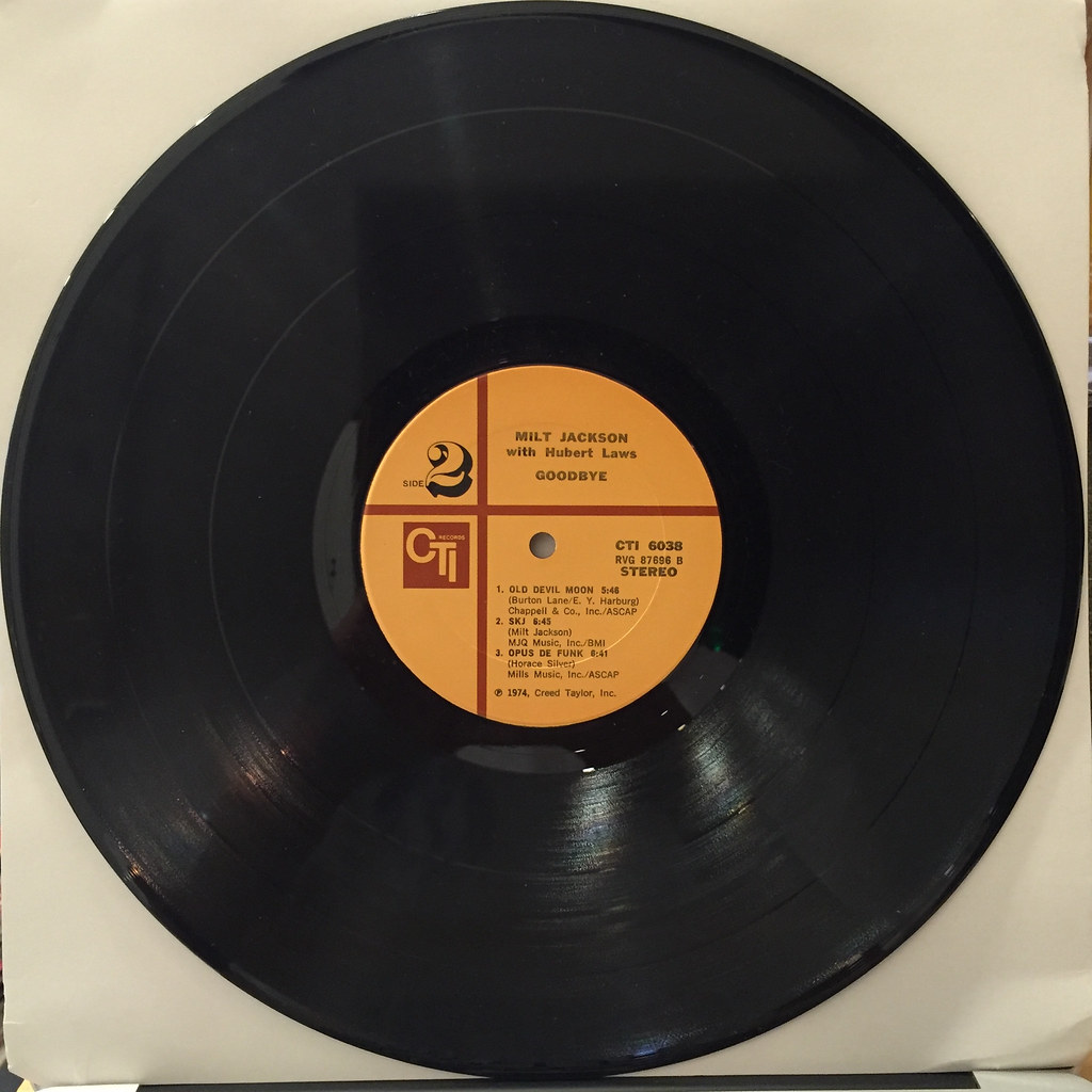 MILT JACKSON:GOODBYE(RECORD SIDE-B) | VINYL7 RECORDS | Flickr