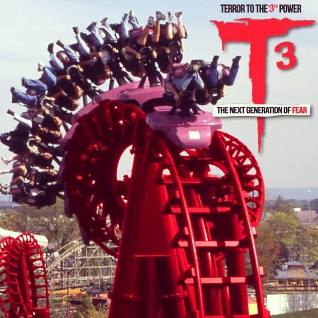 Previously named T2, opened in 1995 at Kentucky Kingdom. In the midst of financial difficulties, the amusement park closed in 2010, and T2 has not operated since. The park partially reopened in 2014 and announced plans to renovate coaster, giving it a new