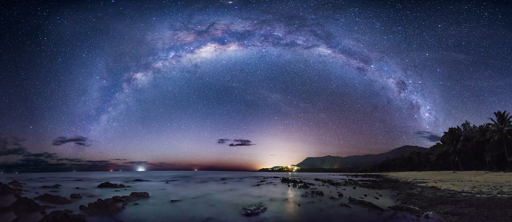 The Milky Way over the Coral Sea