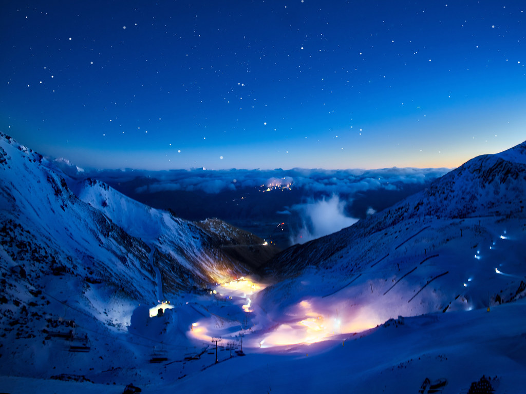 The Remarkables Ski Fields Just Before Sunrise | One morning… | Flickr