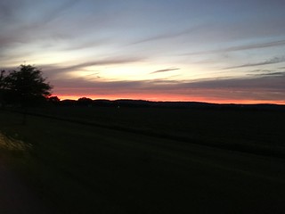 Sunset in North Coventry Twp, Pa. Laurel Locks Farm