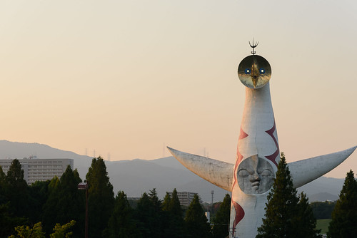 吹田市 大阪府 japan 万博記念公園 建築物 architecture 夕景 sunset 太陽の塔