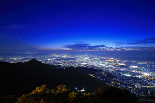 Mt.Sarakura at Night