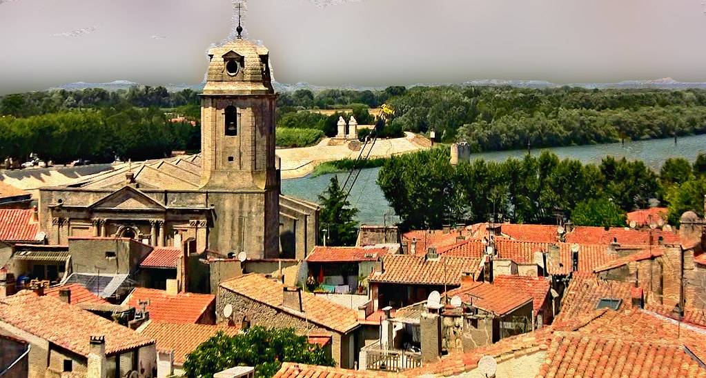 FRANCE - Provence , Arles,  Blick zur Rhone , 12744/5187