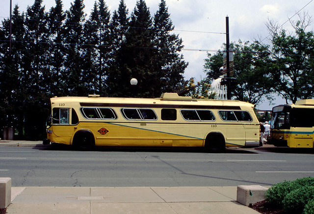 Dayton Historic Trolleybus 110 Riverwalk